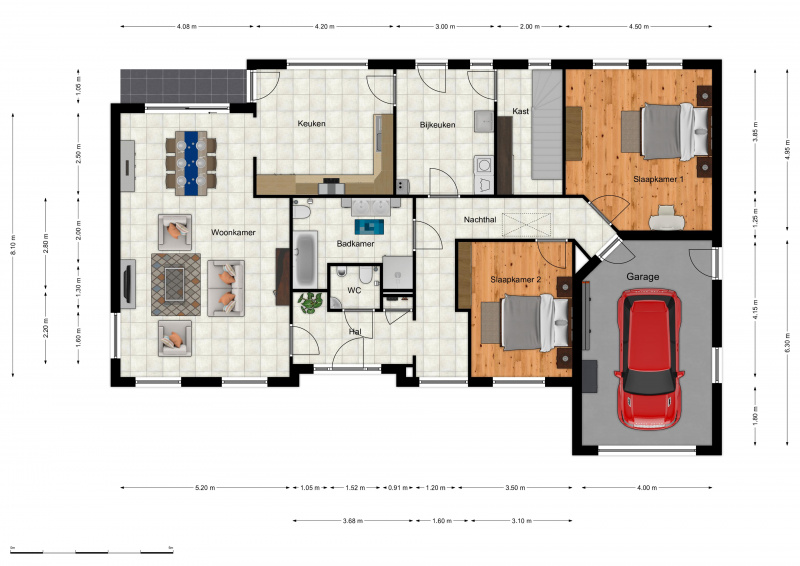 Plattegrond gelijkvloers