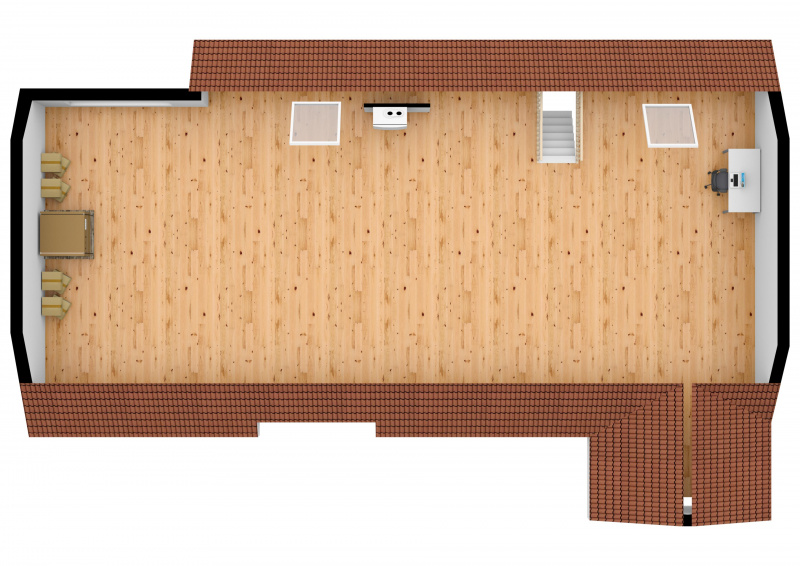 Plattegrond verdieping 3d