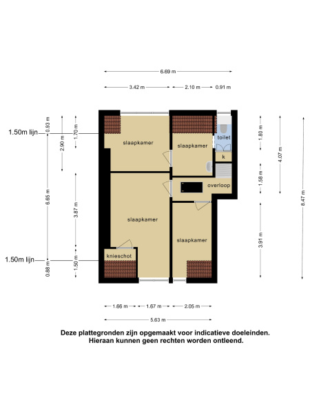 Plattegrond verdieping