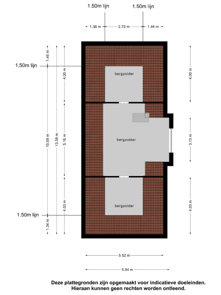 Plattegrond tweede verdieping