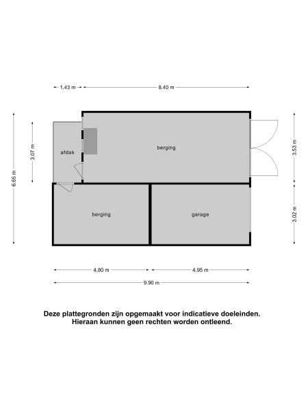Plattegrond garage 