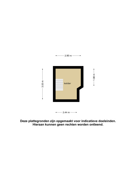 Plattegrond kelder