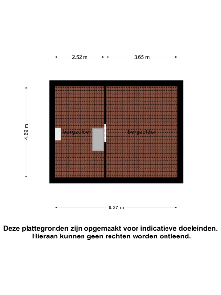 Plattegrond zolder