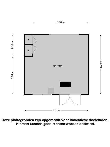 Plattegrond garage