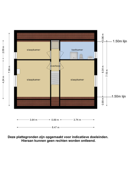 Plattegrond verdieping