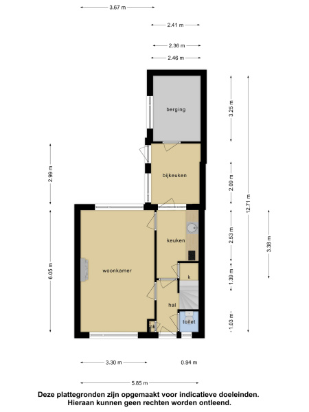 Plattegrond gelijkvloers