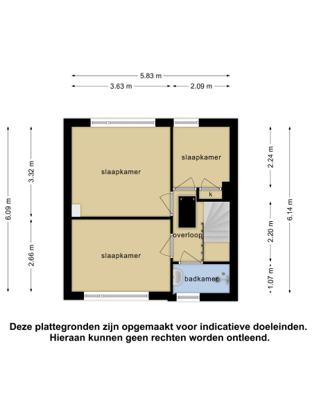 Plattegrond verdieping