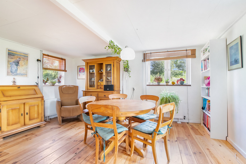 Eethoek in de woonkamer