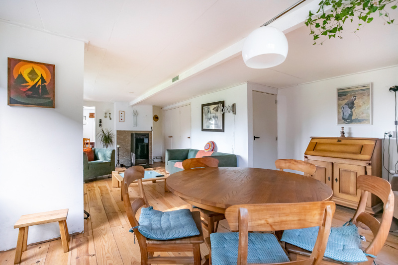 Eethoek in de woonkamer