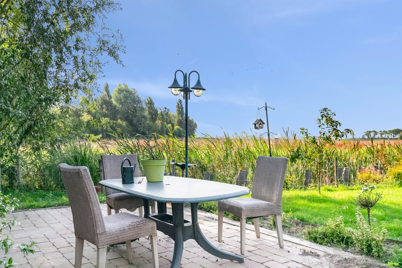 Terras in de achtertuin