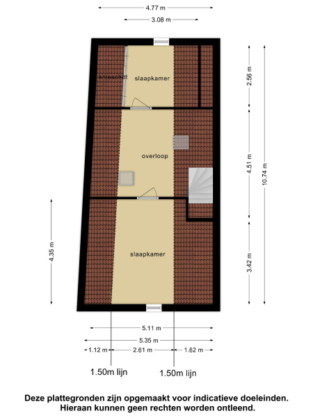 Plattegrond verdieping