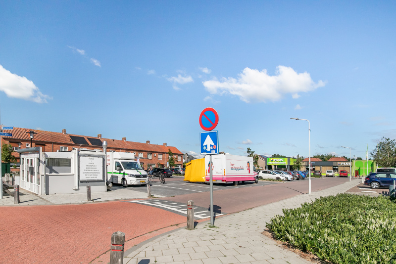 Vlak bij de supermarkt