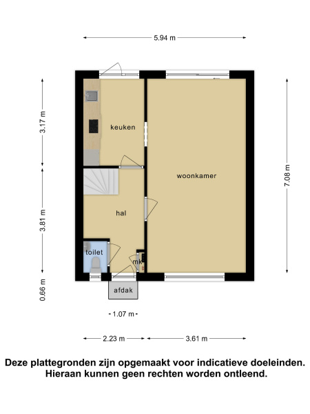 Plattegrond gelijkvloers
