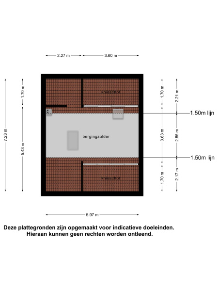 Plattegrond tweede verdieping