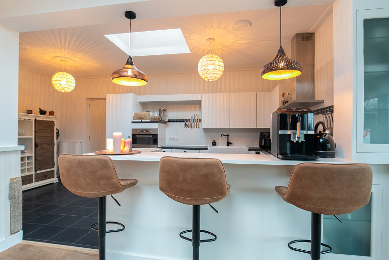 De open keuken
