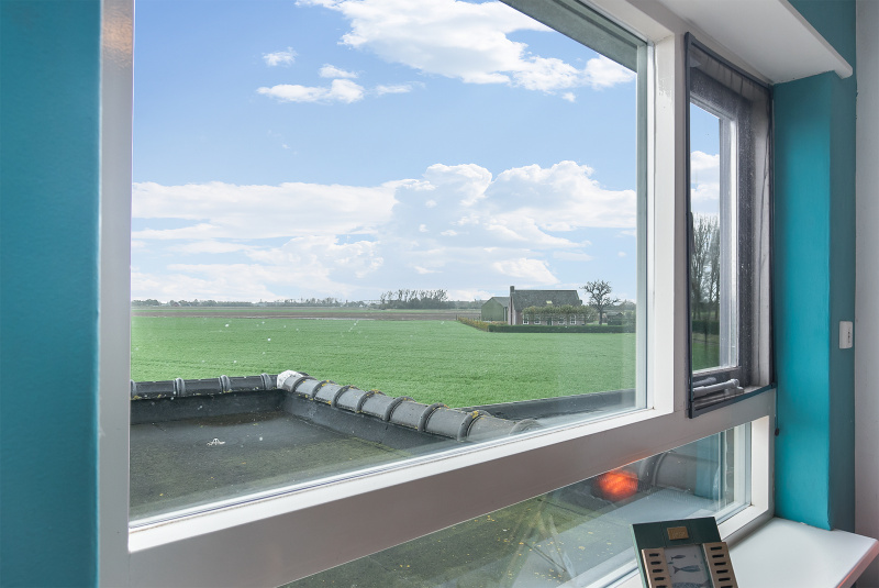 Uitzicht vanuit de slaapkamer