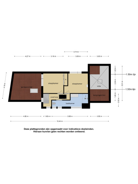 Plattegrond verdieping