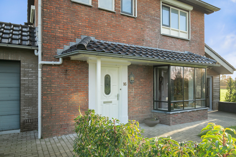 Voorzijde van de woning