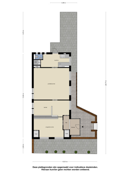 Plattegrond gelijkvloers