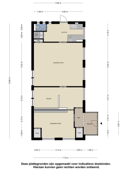 Plattegrond gelijkvloers
