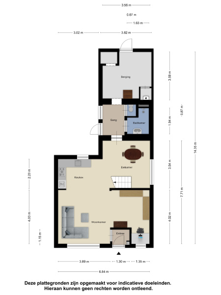 Plattegrond gelijkvloers