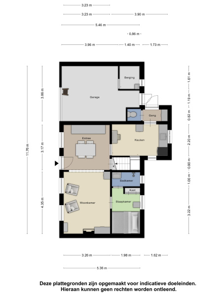 Plattegrond gelijkvloers