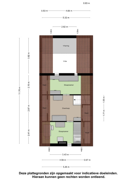 Plattegrond verdieping