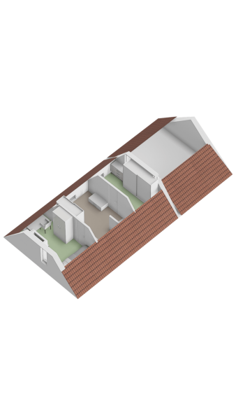 Plattegrond verdieping 3d