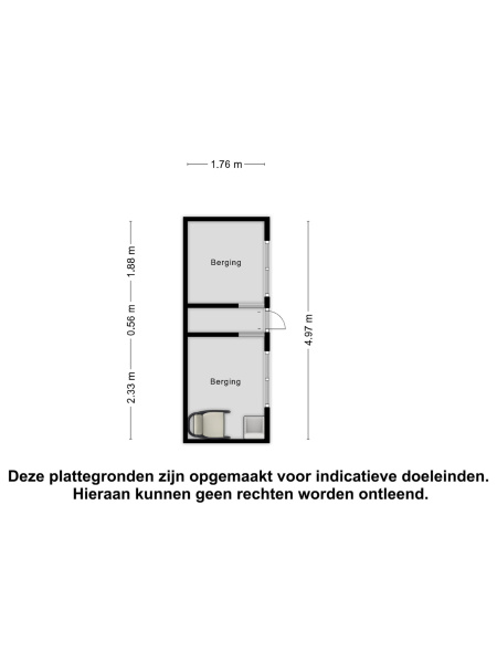Plattegrond berging
