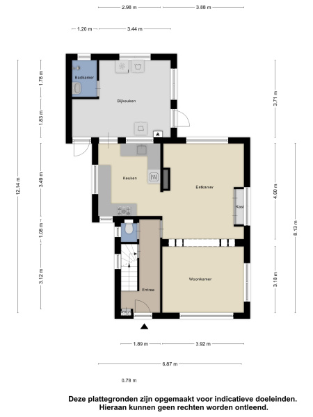 Plattegrond gelijkvloers