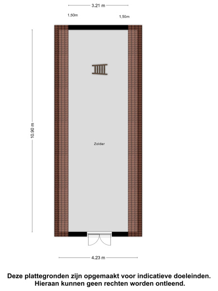 Plattegrond berging en garage verdieping