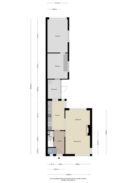 Plattegrond gelijkvloers
