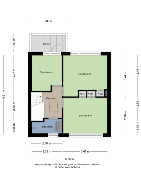 Plattegrond verdieping
