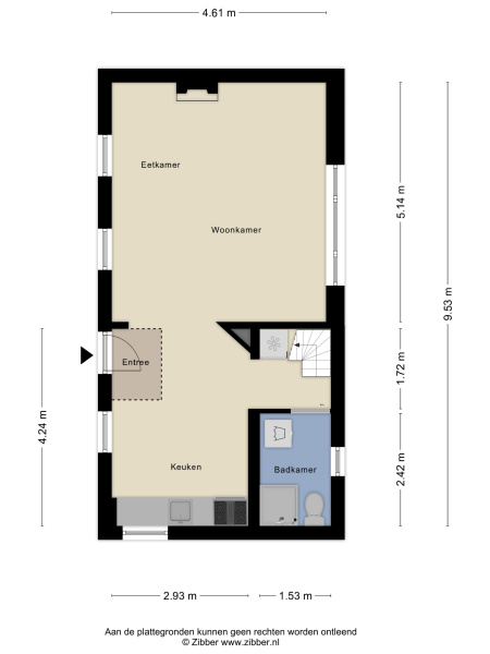 Plattegrond gelijkvloers