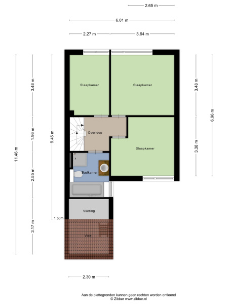 Plattegrond verdieping