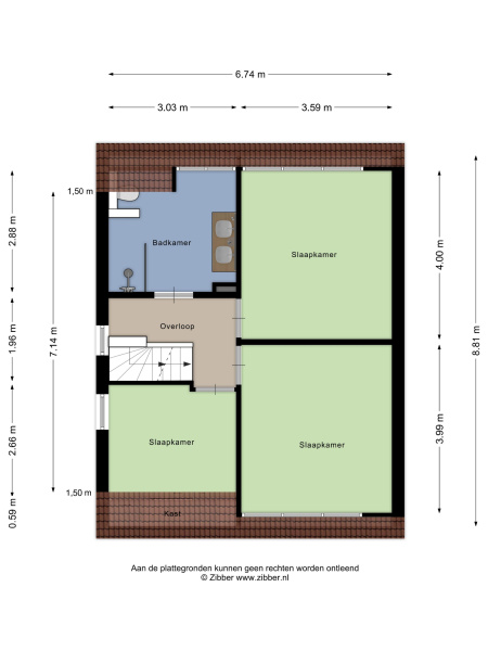 Plattegrond verdieping