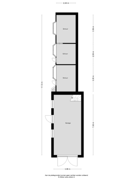 Plattegrond garage