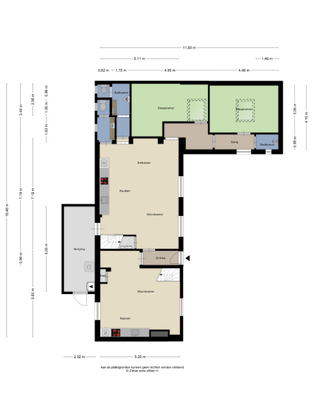 Plattegrond gelijkvloers