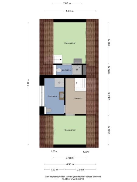 Plattegrond verdieping