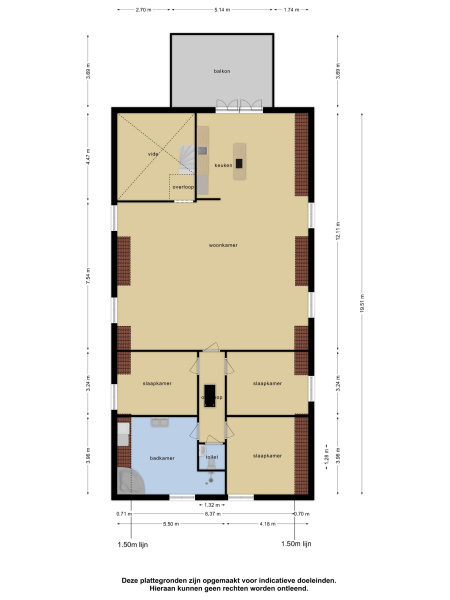 Plattegrond verdieping