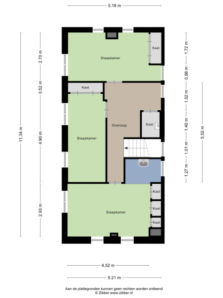 Plattegrond verdieping