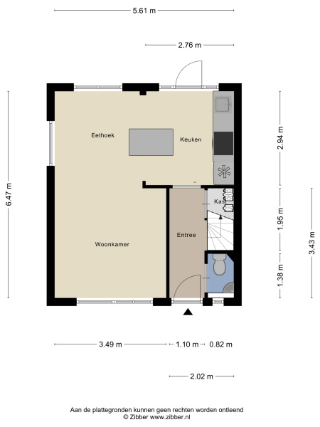 Plattegrond gelijkvloers