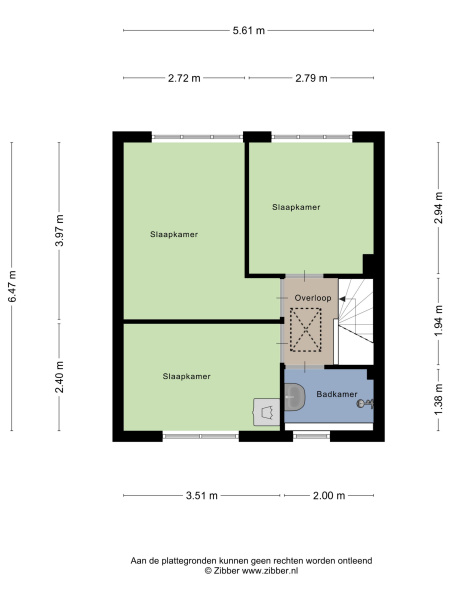 Plattegrond verdieping